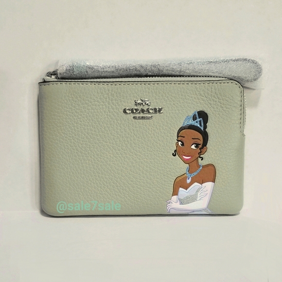 LAST 1! COACH Disney Princess Tiana Wristlet - Picture 4 of 8